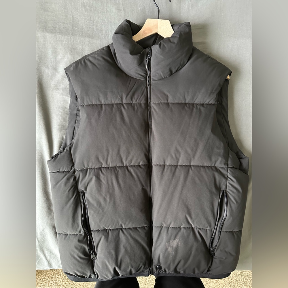 Zara Charcoal Puffer Vest